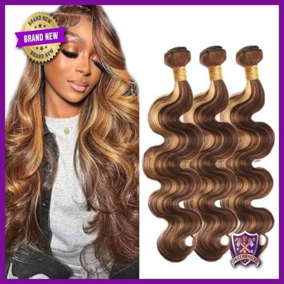 Human Hair Extensions 3 Bundles Body Wave 50g Each 18-34 Inches main image 5